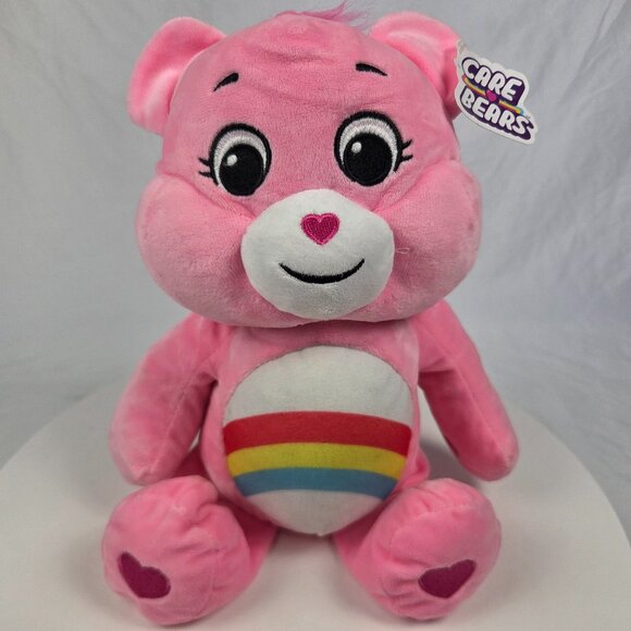 Care Bears Plush Cheer Bear Basic Fun  15" Tall Stuffed Animal Toy NWT - Picture 1 of 5